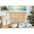 thumbnail image 5 of Baxton Studio Laina Modern Bohemian Natural Brown Rattan Queen Size Wall-mount Headboard, 5 of 5