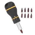 thumbnail image 3 of 9 Pcs Tournevis à Cliquet Tête Magnétique 3 Réglages de Cliquet avec Outils Bits, 3 of 12