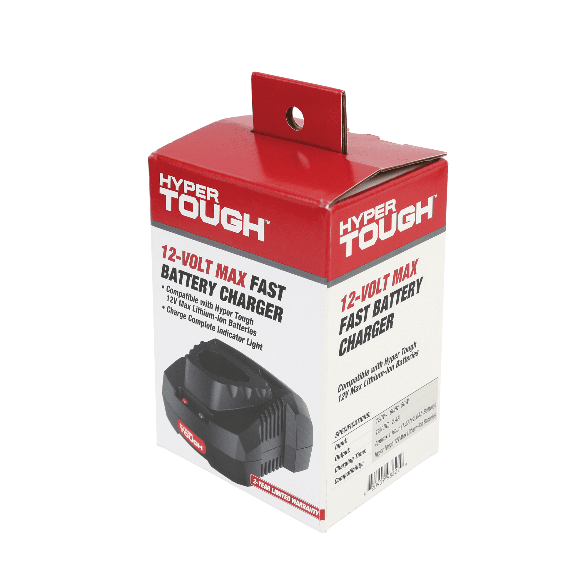 Hyper Tough 12V Max Fast Battery Charger for 12V Lit-Ion Batteries