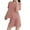 Pink, variant on Goodtrade8 2 Piece Pajama Sets Breathable Short Sleeve Casual Sleepwear Crew Neck Solid Color Pajamas for Women