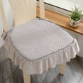thumbnail image 5 of Chair Covers for Dining Chairs, Princess Chair Cushion European Style Linen & Polyester Breathable Pad, Dining Chair Seat Covers Cute Washable Cover, 5 of 6