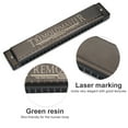 thumbnail image 3 of 12 Tone Harmonica Mouth Organ, Bitrthday Christmas Gift Beginner For Professional Musician, 3 of 8