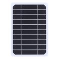 thumbnail image 1 of 5W 5V High-Efficiency Monocrystalline Silicon Solar Panel - Portable USB Output Solar Charger for Phones, Power Banks, Cars, RVs & Outdoor Activities | Compact, Durable, No Built-in Storage, Random, 1 of 4