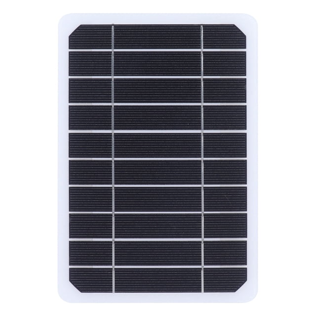 5W 5V High-Efficiency Monocrystalline Silicon Solar Panel - Portable USB Output Solar Charger for Phones, Power Banks, Cars, RVs & Outdoor Activities | Compact, Durable, No Built-in Storage, Random