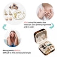 thumbnail image 4 of Thanksgiving Acorn Travel Portable Square Necklace Holder with Earring Holder, Display Case - Travel Organizer for Rings, Earrings, Necklaces, Bracelets - Suitable for Girls and Women, 4 of 6