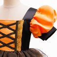 thumbnail image 5 of Auroural Girls Tulle Princess Dress Girls Witch Pumpkin Dress Puff Sleeve Lace Corset Princess for Party, 5 of 9