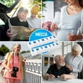 thumbnail image 5 of (2 Pack) MEDca 7-Day Extra Large Plastic Pill Organizer, Weekly Pill Planner, Frosted, 5 of 9