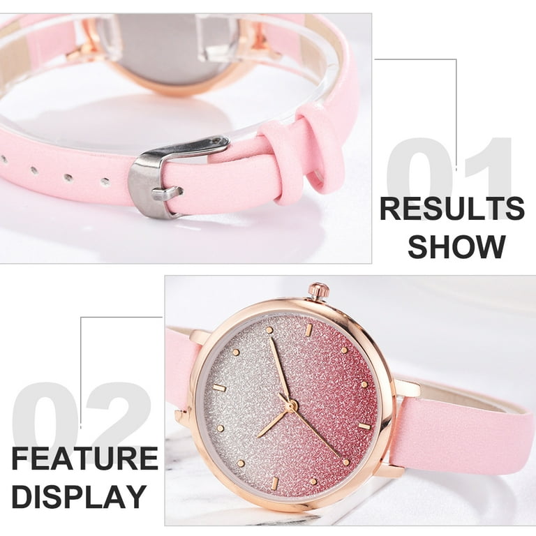 1pc Women's Fashionable And Versatile Steel Strap Quartz Watch
