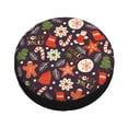 thumbnail image 3 of Easygdp Winter Holiday Christmas Wheel Sun Guard, Spare Tire Cover,Universal Trailer Suv Truck Camper Travel,Easy To Install And Remove -16 Inch, 3 of 9