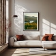 thumbnail image 2 of Sunset Rock Views, Catskill Mountains 01 - Hunter New York Photography Landscape Nature Autumn Forest Mountain Scenic Rural Black Framed Wall Art Print 12 x 16 inches, 2 of 4