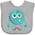 thumbnail image 3 of Inktastic Furry Monster, Blue Monster, Cute Monster, Silly Boys or Girls Baby Bib, 3 of 4