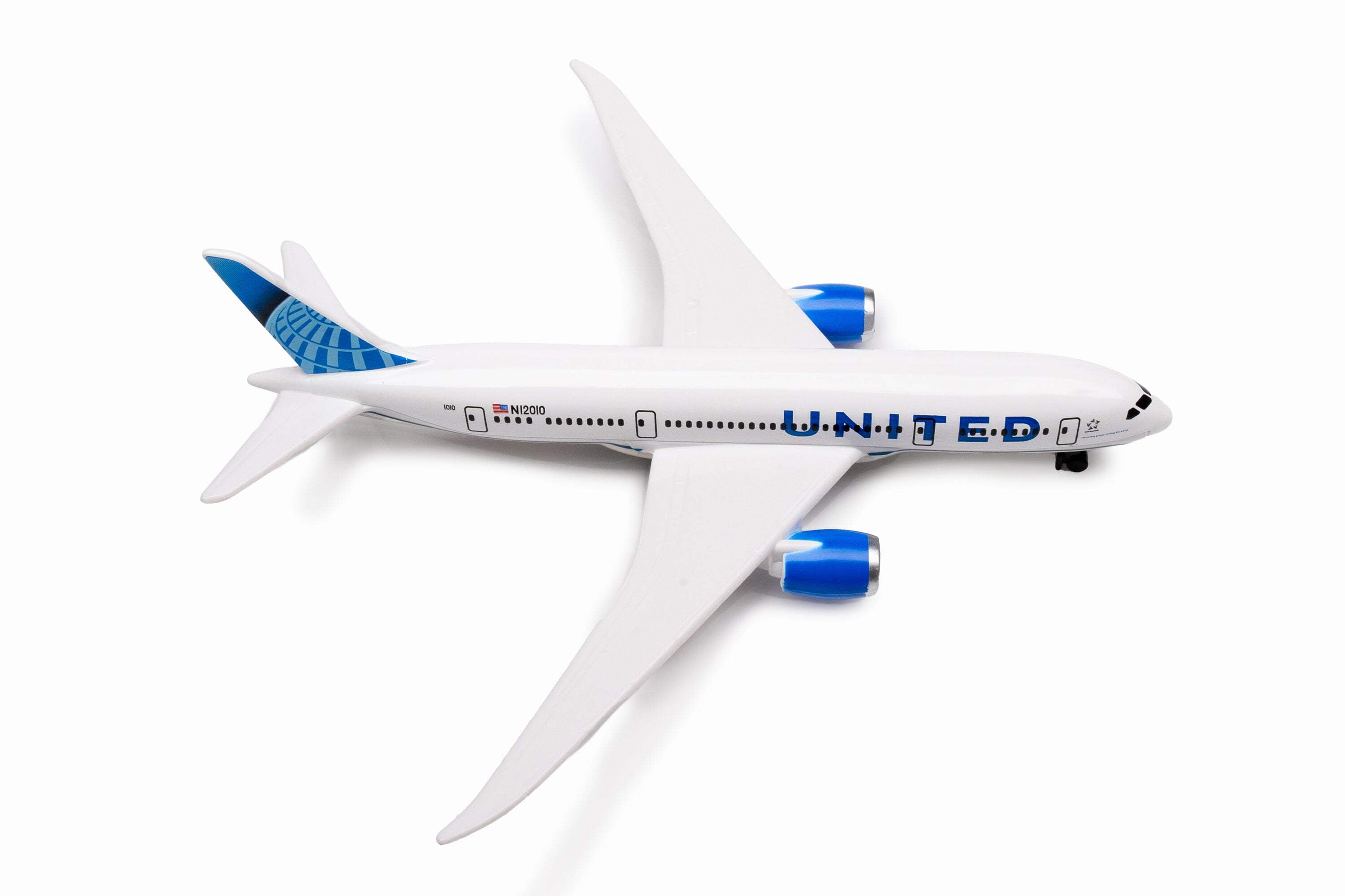 DARON RT6264-2 UNITED Airlines Boeing 787 Die Cast Model Plane