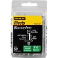 thumbnail image 1 of Stanley Hand Tools 50 Pack .19in. X .63in. Aluminum Rivets  PAA610-5B, 1 of 4