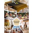 thumbnail image 6 of Orange Black Ombre Tablecloth Rectangle Table Cloth 60x102, Waterproof Tablecloth Outdoor Table Cloth, Gradient Contemporary Abstract Art Washable Table Cover for Kitchen Dinning Party, 6 of 8