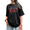 black3, variant on Black Washed Tshirt Women Graphic Tees Pink LOVE with Red Heart Print Shirts for Casual Daily Wear Trendy Sweet Romantic Fashion Tops S-2XL