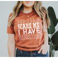 thumbnail image 4 of YOU CANT SCARE ME I HAVE DAUGHTER Graphic Short sleeve T-Shirt, 4 of 10