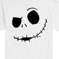 thumbnail image 3 of The Nightmare Before Christmas - Jack Face - Men's Short Sleeve Graphic T-Shirt, 3 of 5
