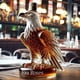 thumbnail image 3 of Whiskey Decanters Set, Glass Animal Shaped Bottles, Novelty Bar Display, Decorative Liquor Container 300ml (Eagle C model), 3 of 5
