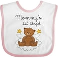 thumbnail image 3 of Inktastic Mommy's Lil Angel Boys or Girls Baby Bib, 3 of 4