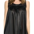 thumbnail image 4 of Casual Nights Women's Tricot Sheer Lace Sleeveless Nightgown, 4 of 4