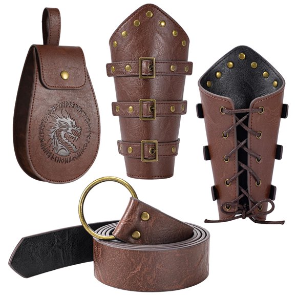 Set de accesorios Berenlu Renaissance Riñonera y brazaletes de piel
