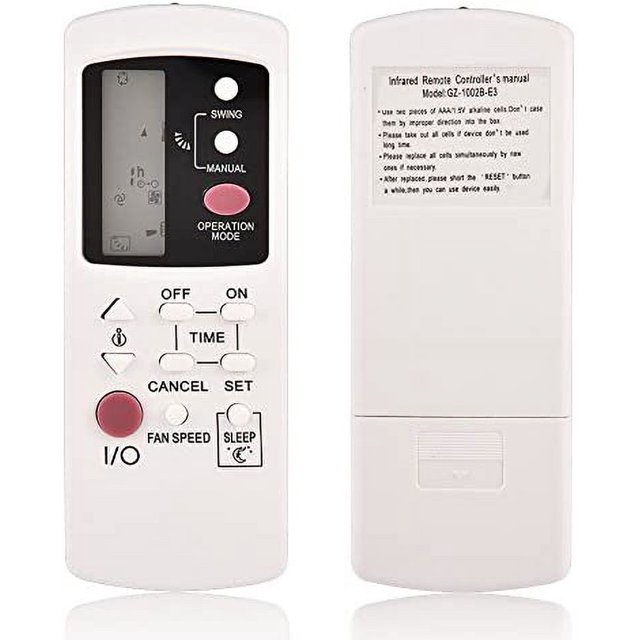 Air Conditioner Remote Control for Galanz GZ-1002A-E3 GZ-1002B-E1 GZ-1002B-E3 GZ01-BEJ0-000 Replacement AC Remote