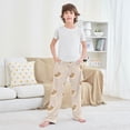 thumbnail image 6 of Little Bear Moon Pattern Pajama Pants Soft Lightweight Lounge Pants Bottoms Sleep Pants Warm Comfy, 6 of 9