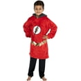 thumbnail image 3 of DC Comics Justice League Kids' Superhero Oversized Fleece Lounge Pullover Long-Sleeve Hoodie For Boys Girls Sleepwear, 3 of 7