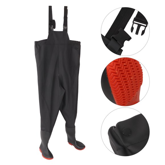 Fishing Wader Pants, Outdoor Breathable Fishing Chest Waders Fishing Tackle Pants for Women Men for Outdoor Fishing 40 Size,41 Size,42 Size,43 Size