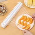 thumbnail image 2 of Matsuzay Dispensador de envolturas para alimentos, portátil, antideslizante, ajustable, impermeable, a prueba de polvo, 12 ventosas, rebanadora Organizadores de utensilios de cocina, 2 of 6