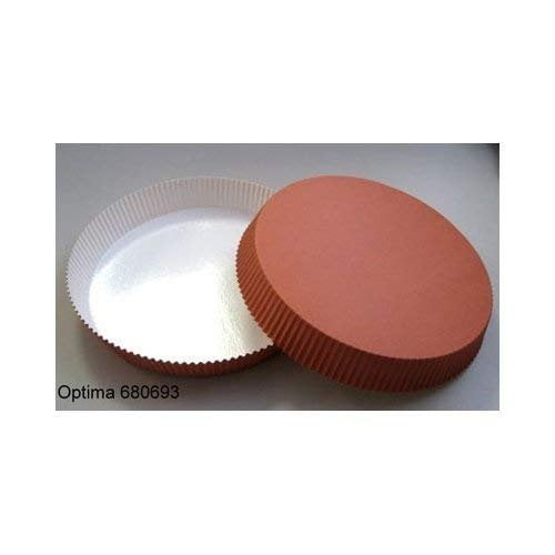 Novacart Optima Round Paper Baking Mold 71/2" Bottom Diameter x 11/8