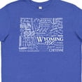 thumbnail image 4 of Inktastic Wyoming State Word Salad Youth T-Shirt, 4 of 5