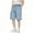 Light Blue, variant on XIMIN Kids Boys Girls Cargo Shorts School Uniform Shorts with Pockets Loose Casual Solid Drawstring Long Bermuda Shorts Knee Length Wide Leg Jogger Summer Short Pants
