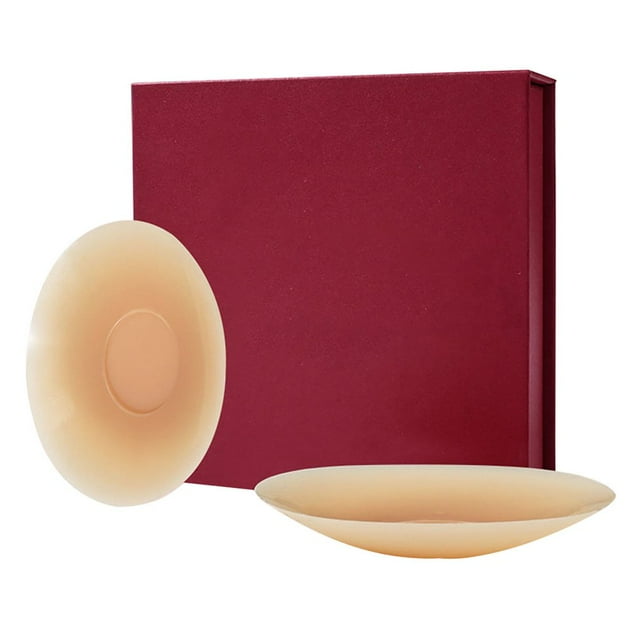 Bamboohart Cakes Cache-Tétons Lavables et Imperméables pour Femmes Style Prêt pour l'Été
