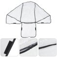 thumbnail image 1 of OULII 1Pack Transparent PVC Double Stroller Rain Cover for Twins Stroller with Waterproof Protection, 1 of 8