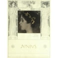 thumbnail image 3 of Gustav Klimt 12x14 Black Modern Framed Museum Art Print Titled - Junius (1896), 3 of 5