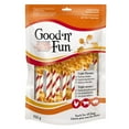 thumbnail image 1 of Good'N'Fun Triple Flavour Double Pops with Chicken 5.5 Ounces, Savoury Snack Wrapped With Premium Cuts of Real Chicken for All Dogs, 1 of 9