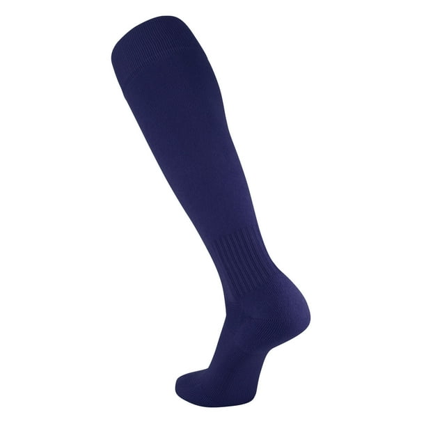 Twin City TCK Finale Solid Color proDRI Soccer Socks (S, Navy Blue
