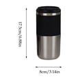 thumbnail image 3 of 550ml Stainless Steel Insulated Cup Portable Leakproof Travel Mug Double Wall Vacuum Coffee Tea Tumbler for Home Office Camping, 3 of 6