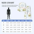 thumbnail image 6 of Kll Green Blue Avocado Sleepwear Mens Flannel Pajamas,Long Cotton Pj Set, 6 of 9