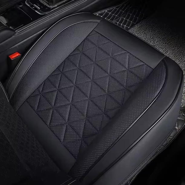 CAIROYAR Nuevo cojín de asiento delantero de cuero PU para automóviles [м Universal Car