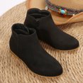 thumbnail image 5 of VitNoiva Kids Ankle Boots Side Zipper Lightweight Winter Toddler And Kids Girls Booties School Shoes, 5 of 6