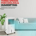 thumbnail image 4 of Honeywell 440-700 CFM Portable Indoor Evaporative Cooler, Humidifier, and Fan, Swamp Cooler for Rooms up to 270-430 sq ft, 4 of 10