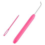 Sonceds 1 Set Needle + Hook Crochet For Knitter & Knitting Loom