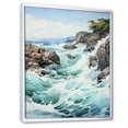 thumbnail image 2 of Designart "Serenity in River Minimalism" Landscape & Nature Floater Framed Canvas Print, 2 of 7