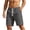 AA-Gray shorts for men, variant on Men's Cotton Linen Shorts Summer Elastic Waist Drawstring Shorts Casual Solid Sports Workout Shorts Pants