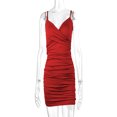 thumbnail image 4 of ICE Sexy Dresses for Women Bodycon Dresses for Women Club Party Dress Dress,Red,L, 4 of 9