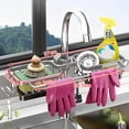 thumbnail image 3 of Organizador Grifo Fregadero Con Gancho Soporte Esponja para Y Baño (plateado), 3 of 3