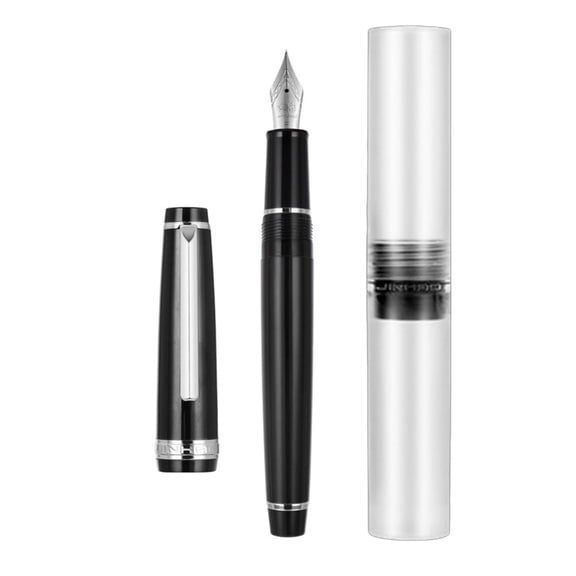 Fine Nib Fountain Pen Fine Nib Refillable Fountain Pen with Ink-Refill Converter Writting Pen Gift for Men and Women