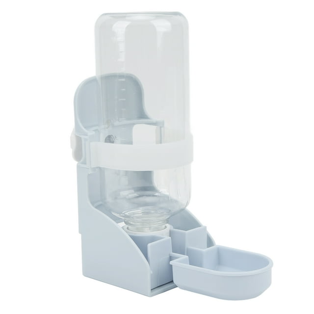 Dispensador de agua colgante para mascotas pequeñas, botella de agua colgante con forma de conejito para mascotas pequeñas, comedero de agua para mascotas pequeñas, integración perfecta